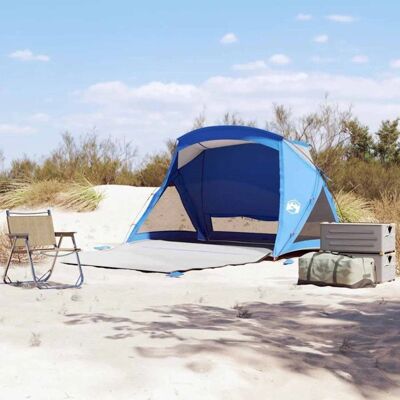 vidaXL Strandzelt 2 Personen Azurblau Wasserdicht - Strandzelt vidaXL Strandzelt 2 Personen Azurblau Wasserdicht - Strandzelt