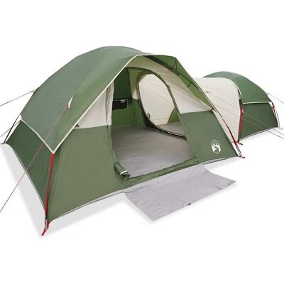 vidaXL Campingzelt 5 Personen Grün Wasserfest - Campingzelt vidaXL Campingzelt 5 Personen Grün Wasserfest - Campingzelt