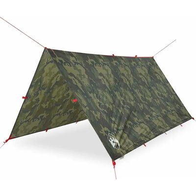 vidaXL Camouflage Camping-Tarp - Wasserdichter Outdoor-Schirm vidaXL Camouflage Camping-Tarp - Wasserdichter Outdoor-Schirm