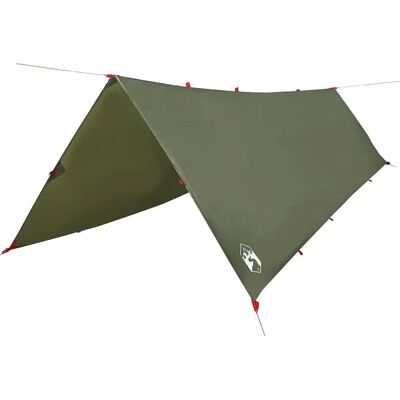 vidaXL Camping Plane Olivgrün 506x306 cm Wasserdicht - Camping Plane vidaXL Camping Plane Olivgrün 506x306 cm Wasserdicht - Camping Plane