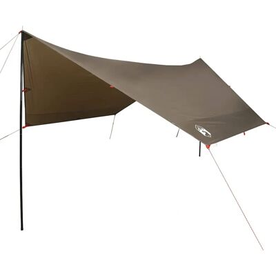 vidaXL Camping Tarp Braun 438x376x212 cm Wasserdicht - Camping Tarp vidaXL Camping Tarp Braun 438x376x212 cm Wasserdicht - Camping Tarp