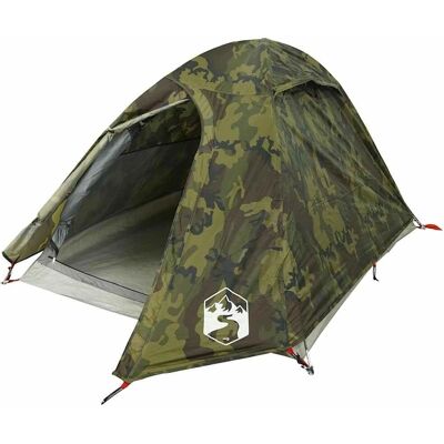 vidaXL Camping Tent Camouflage 2-Person Waterproof - Camping Tent vidaXL Camping Tent Camouflage 2-Person Waterproof - Camping Tent
