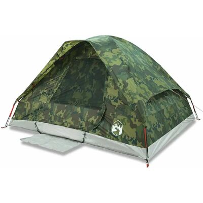 vidaXL Camouflage Familienzelt Dome 6 Personen Wasserdicht Leichtgewicht Camping vidaXL Camouflage Familienzelt Dome 6 Personen Wasserdicht Leichtgewicht Camping
