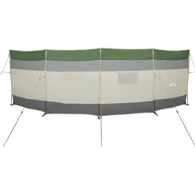 vidaXL Camping Windscreen - Grün - Wasserdicht - 510x153 cm - Windschutz vidaXL Camping Windscreen - Grün - Wasserdicht - 510x153 cm - Windschutz