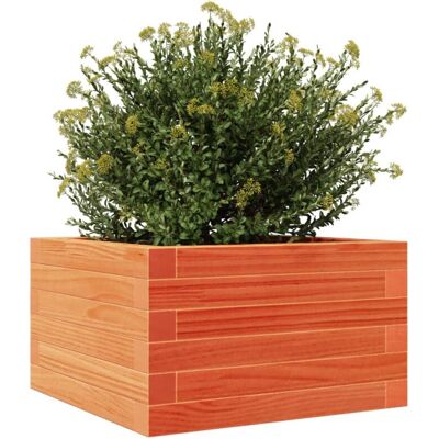 vidaXL Gartenpflanzkübel Wachsbraun 40x40x23 cm - Pflanzkübel aus Kiefernholz vidaXL Gartenpflanzkübel Wachsbraun 40x40x23 cm - Pflanzkübel aus Kiefernholz