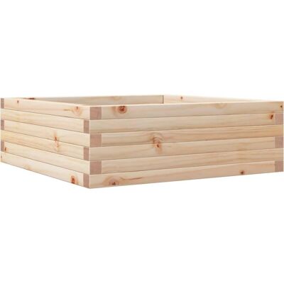 vidaXL tuinbak 70x70x23 cm massief dennenhout - Rustiek, Ruim, Duurzaam vidaXL tuinbak 70x70x23 cm massief dennenhout - Rustiek, Ruim, Duurzaam