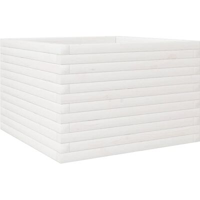 vidaXL Gartenschale Weiß 70x70x45,5 cm Massivholz Kiefer - Pflanzkübel vidaXL Gartenschale Weiß 70x70x45,5 cm Massivholz Kiefer - Pflanzkübel
