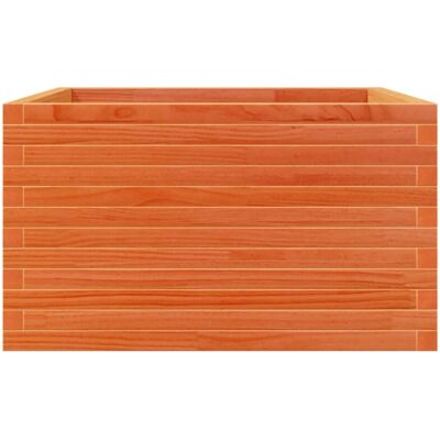 vidaXL Pflanzkübel 80 x 80 x 45,5 cm Massivholz Kiefer Wachsbraun - Pflanzkübel vidaXL Pflanzkübel 80 x 80 x 45,5 cm Massivholz Kiefer Wachsbraun - Pflanzkübel