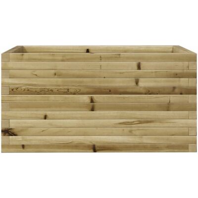 vidaXL Gartensäule - 90x60x45,5 cm - Holz, Braun vidaXL Gartensäule - 90x60x45,5 cm - Holz, Braun