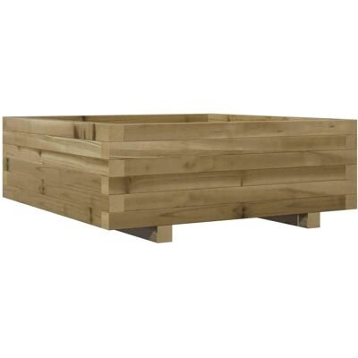 vidaXL Garden Planter - Impregnated Pine Wood - 70x70x26.5 cm - Garden Product vidaXL Garden Planter - Impregnated Pine Wood - 70x70x26.5 cm - Garden Product