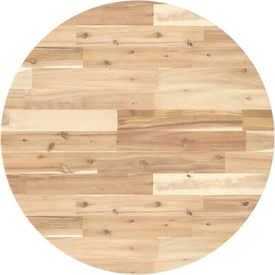 Vidaxl Tabla Redonda de Madera de Acacia - 70cm Vidaxl Tabla Redonda de Madera de Acacia - 70cm