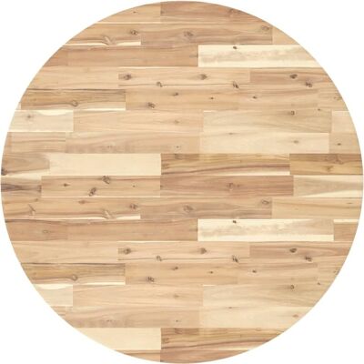 vidaXL Runde Massivholz Akazien Tischplatte - Tischplatte vidaXL Runde Massivholz Akazien Tischplatte - Tischplatte