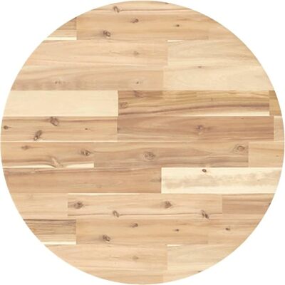 vidaXL Runde Massivholz Akazien Tischplatte - 60x4 cm vidaXL Runde Massivholz Akazien Tischplatte - 60x4 cm