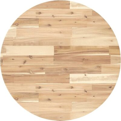 vidaXL Runde Massivholz Akazien Tischplatte - 70x4 cm - Tischplatte vidaXL Runde Massivholz Akazien Tischplatte - 70x4 cm - Tischplatte