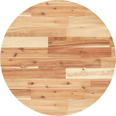 vidaXL 4008702 Tabletop Replacement Round Solid Wood Acacia - Tabletop vidaXL 4008702 Tabletop Replacement Round Solid Wood Acacia - Tabletop