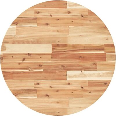 vidaXL 4008703 Round Wood Tabletop - Table Top - Brown vidaXL 4008703 Round Wood Tabletop - Table Top - Brown