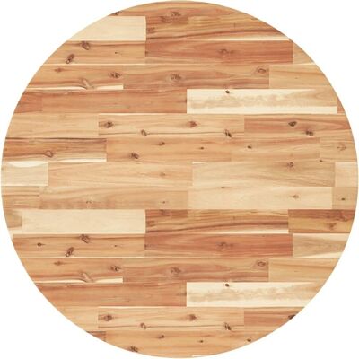 vidaXL Runde Massivholz Akazien Tischplatte - Tischplatte vidaXL Runde Massivholz Akazien Tischplatte - Tischplatte