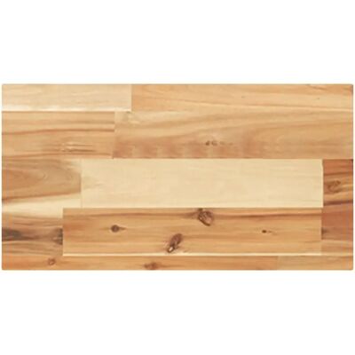 vidaXL 4008833 Durable Rectangular Solid Wood Acacia Table - Table vidaXL 4008833 Durable Rectangular Solid Wood Acacia Table - Table
