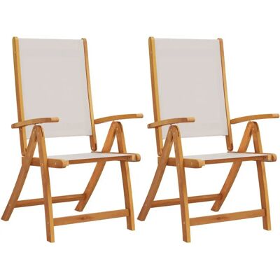 vidaXL 4008421 Grijze Opvouwbare Tuinstoel - Tuinstoel vidaXL 4008421 Grijze Opvouwbare Tuinstoel - Tuinstoel