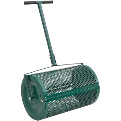 vidaXL Compost Spreader - Green Steel - 40x60 cm - Compost Spreader vidaXL Compost Spreader - Green Steel - 40x60 cm - Compost Spreader