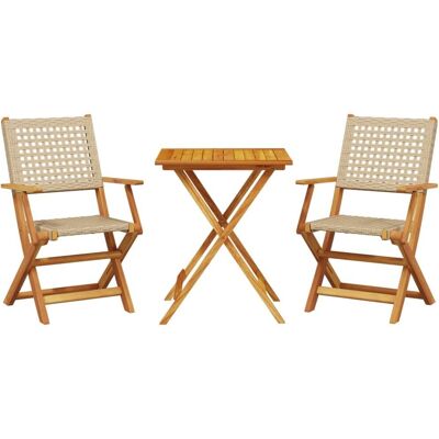 vidaXL Gartenset 3-teilig - Gartenmöbel vidaXL Gartenset 3-teilig - Gartenmöbel