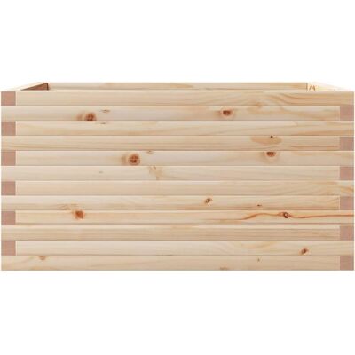 vidaXL Gartentopf 90x60x46 cm Massivholz Kiefer Outdoor Blumentopf vidaXL Gartentopf 90x60x46 cm Massivholz Kiefer Outdoor Blumentopf