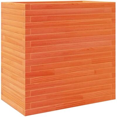 vidaXL tuinbak 40x40x49,5 cm massief dennenhout waxbruin - Garden Planter vidaXL tuinbak 40x40x49,5 cm massief dennenhout waxbruin - Garden Planter