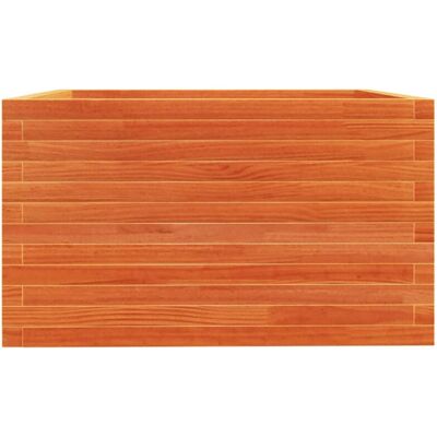 vidaXL Garden Planter Wax Brown 80x80x49.5 cm Solid Wood Pine - Garden Planter vidaXL Garden Planter Wax Brown 80x80x49.5 cm Solid Wood Pine - Garden Planter