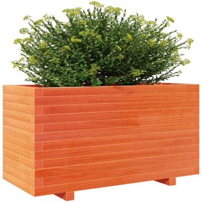 vidaXL Tuinplant 90x40x49,5 cm Massief dennenhout - Buitenbloempot vidaXL Tuinplant 90x40x49,5 cm Massief dennenhout - Buitenbloempot