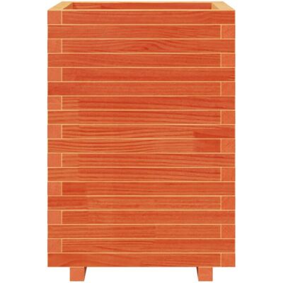 vidaXL Pflanzkübel Wachsbraun 50x50x72,5cm Kiefer - Pflanzkübel vidaXL Pflanzkübel Wachsbraun 50x50x72,5cm Kiefer - Pflanzkübel