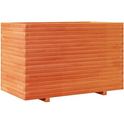 vidaXL Pflanzkübel 40X40X49,5 Cm Massivholz Kiefer Wachsbraun - Gartentopf vidaXL Pflanzkübel 40X40X49,5 Cm Massivholz Kiefer Wachsbraun - Gartentopf