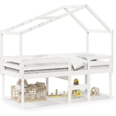 vidaXL Hochbett mit Dach - Für kleine Räume vidaXL Hochbett mit Dach - Für kleine Räume