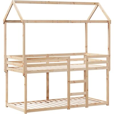 vidaXL 3282116 Bedframe - Natuurlijk vidaXL 3282116 Bedframe - Natuurlijk