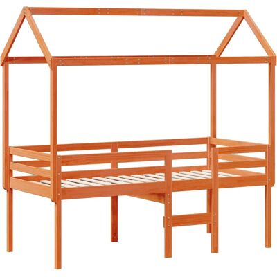 vidaXL Hochbett mit Dach - Kinderbett vidaXL Hochbett mit Dach - Kinderbett