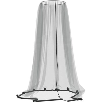 vidaXL Schwarzes Moskitonetz für Sonnenschirm - 220 Mesh, 300x230cm vidaXL Schwarzes Moskitonetz für Sonnenschirm - 220 Mesh, 300x230cm
