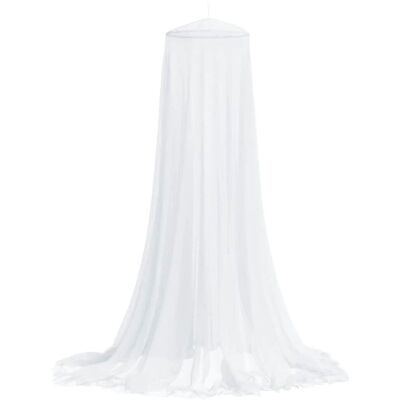 vidaXL Weiße 220 Mesh Bett Moskitonetz vidaXL Weiße 220 Mesh Bett Moskitonetz