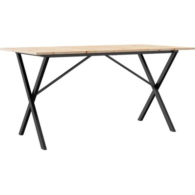 vidaXL Esstisch X-Frame 160x80x75 cm - Esstisch vidaXL Esstisch X-Frame 160x80x75 cm - Esstisch