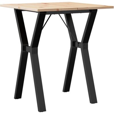 vidaXL Y-Frame Esstisch - Massiv Kiefer - 70x70x75cm vidaXL Y-Frame Esstisch - Massiv Kiefer - 70x70x75cm