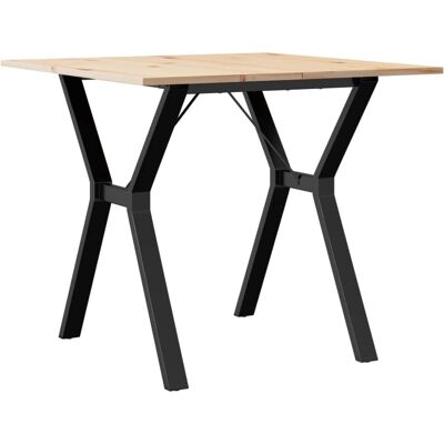 vidaXL Esstisch Y-Frame Massives Kiefernholz und Stahl - Esstisch vidaXL Esstisch Y-Frame Massives Kiefernholz und Stahl - Esstisch