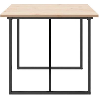 vidaXL O-Rahmen Esstisch - 180x90cm Massives Kiefernholz & Gusseisen vidaXL O-Rahmen Esstisch - 180x90cm Massives Kiefernholz & Gusseisen