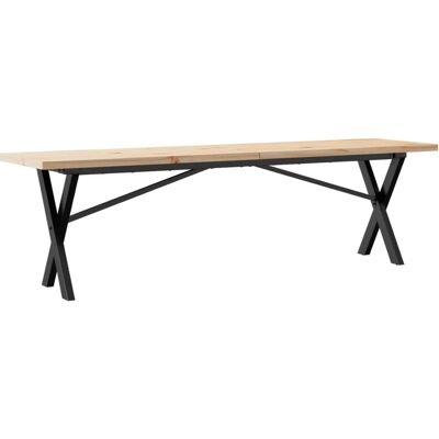 vidaXL Couchtisch X-Frame 160x40x45,5 cm - Beistelltisch vidaXL Couchtisch X-Frame 160x40x45,5 cm - Beistelltisch