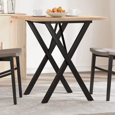 vidaXL Esstisch X-Frame 70x70x75.5 cm - Esstisch vidaXL Esstisch X-Frame 70x70x75.5 cm - Esstisch