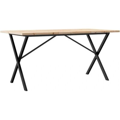 vidaXL Esstisch X-Frame 140x80x75.5 cm - Esstisch vidaXL Esstisch X-Frame 140x80x75.5 cm - Esstisch