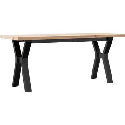vidaXL Y-Frame Kaffee- und Beistelltisch aus Massivholz vidaXL Y-Frame Kaffee- und Beistelltisch aus Massivholz