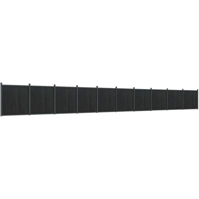 vidaXL Graues WPC-Zaunpaneel 1737x186 cm - Zaunpaneel vidaXL Graues WPC-Zaunpaneel 1737x186 cm - Zaunpaneel