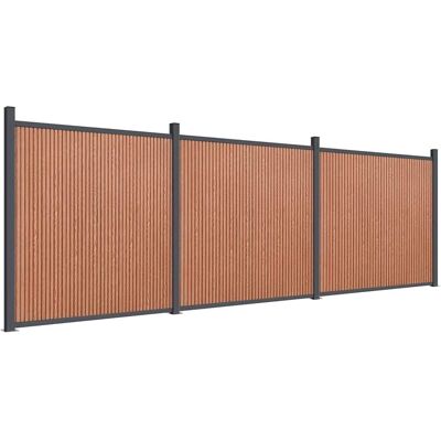 vidaXL Zaunpaneel Braun 526x186 cm WPC - Zaunpaneel vidaXL Zaunpaneel Braun 526x186 cm WPC - Zaunpaneel