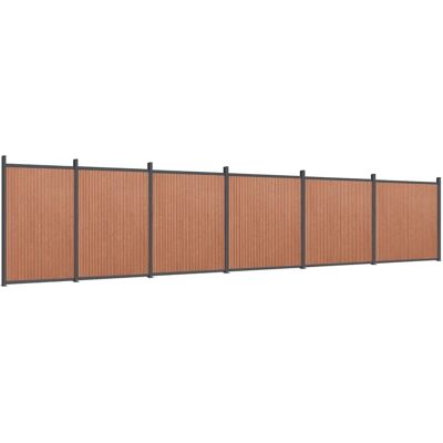 vidaXL Zaunpaneel Braun 1045x186 cm WPC - Zaunpaneel vidaXL Zaunpaneel Braun 1045x186 cm WPC - Zaunpaneel