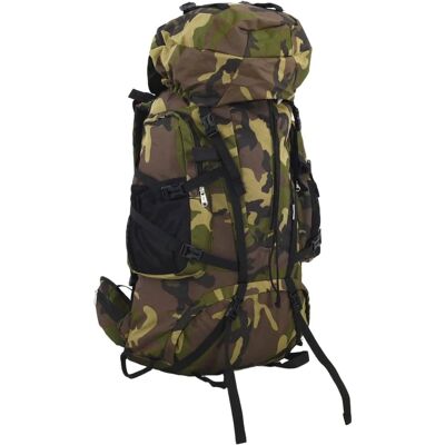 vidaXL Plecak turystyczny zielony kamuflaż - Hiking Backpack vidaXL Plecak turystyczny zielony kamuflaż - Hiking Backpack