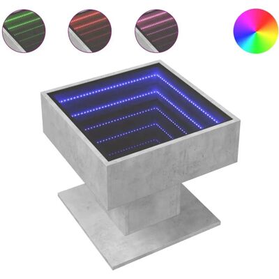vidaXL 847528 Salontafel - Betongrijs - Bijzettafel vidaXL 847528 Salontafel - Betongrijs - Bijzettafel
