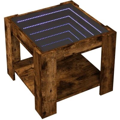 vidaXL Geroosterde Eik LED Salontafel vidaXL Geroosterde Eik LED Salontafel